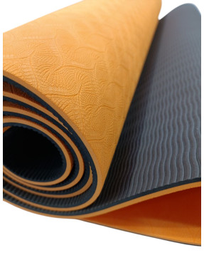 Коврик для йоги 8мм " tpe " Bavar Sport